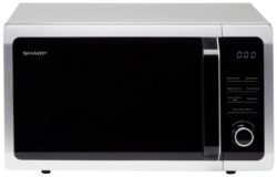 Sharp - R764SLM 900W Microwave with Grill - Silver